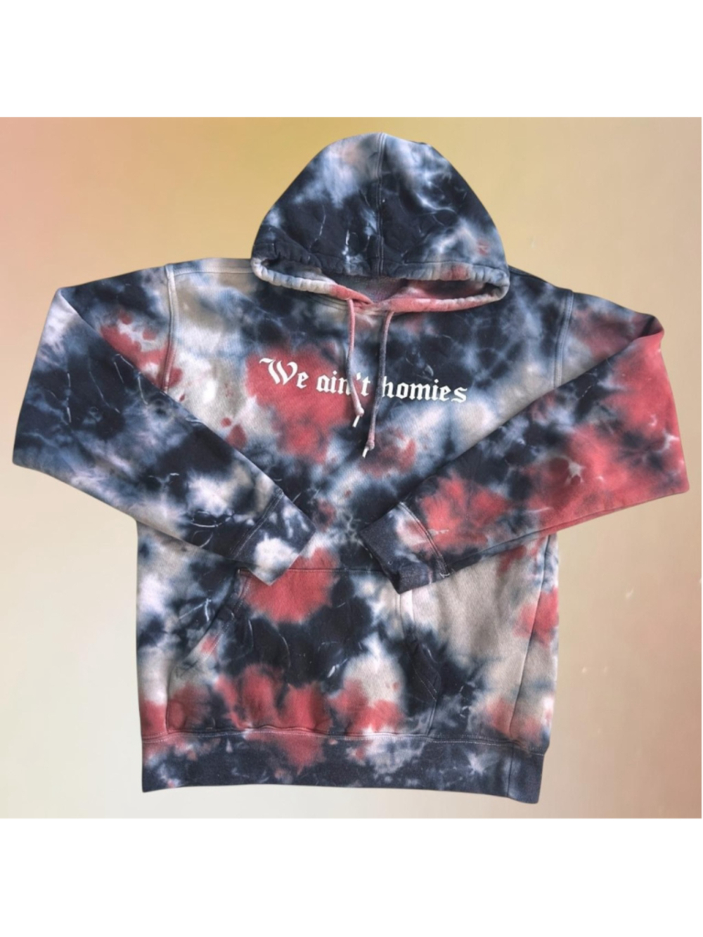 Broken Promises ‘We Ain’t Homies’ Hoodie

tie dye, oversized, s